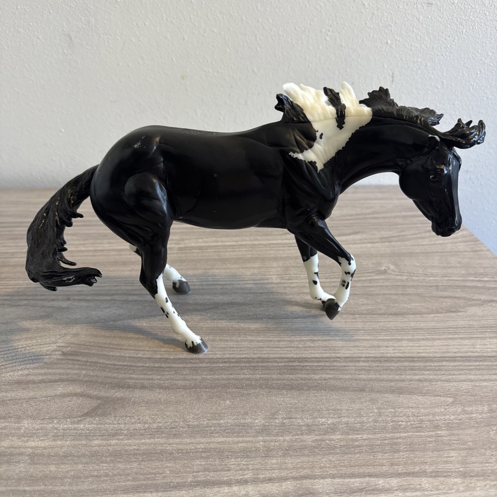#1776 Paint Me A Pepto Champion Pinto Cutting Working Cow Horse Chipped Ear